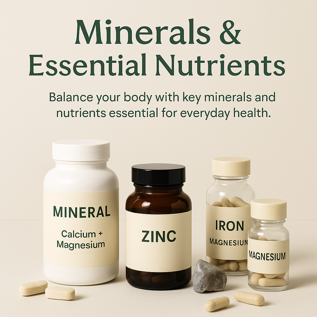 Minerals & Essential Nutrients