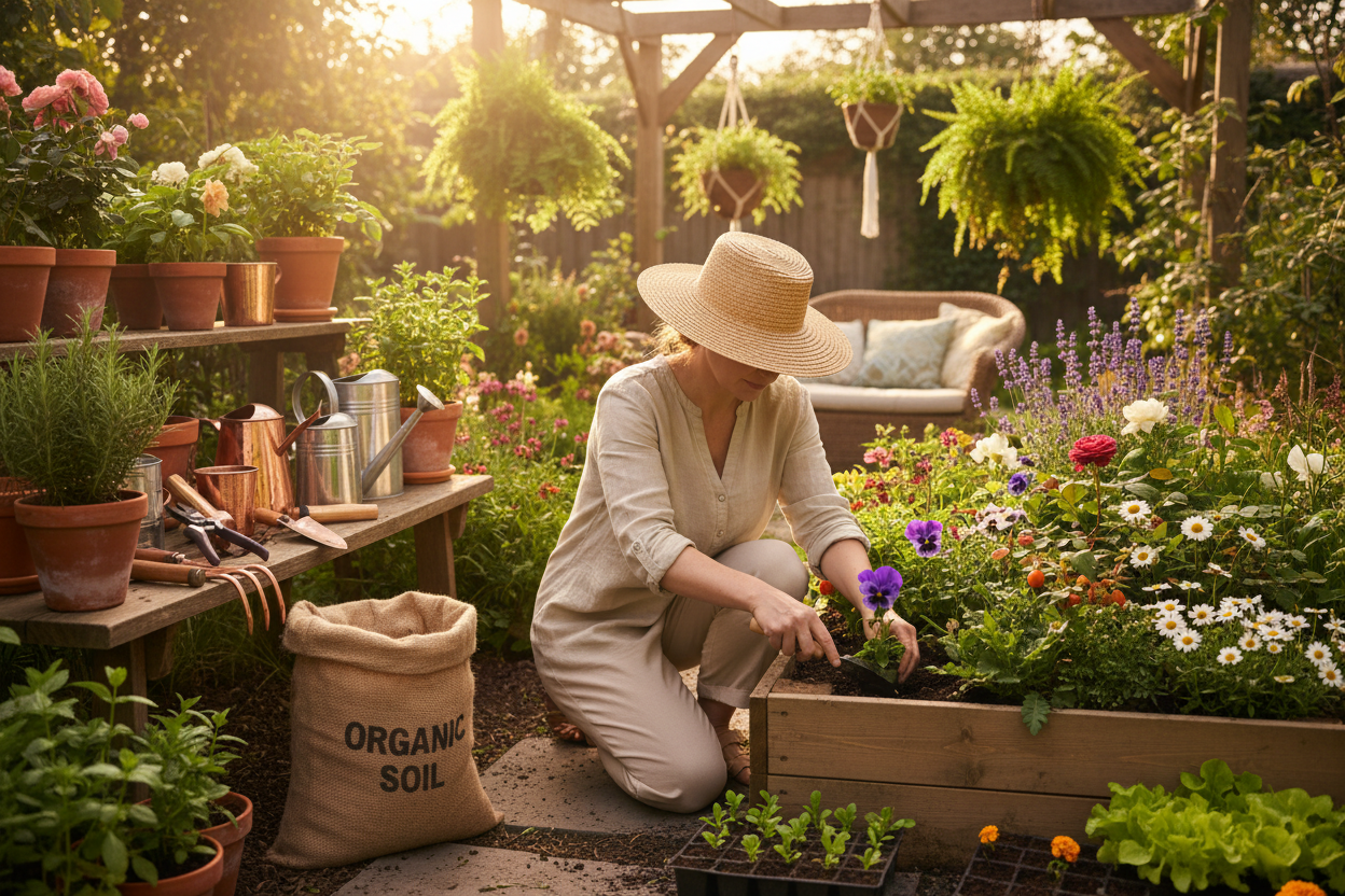 At Glowver, we’re dedicated to helping every home cultivate beauty, peace, and fresh life through the power of gardening. Whether you’re a first-time plant parent or a seasoned gardener, Glowver is your trusted source for high-quality garden supplies designed to make growing easy, joyful, and inspiring. (make it real photo)
